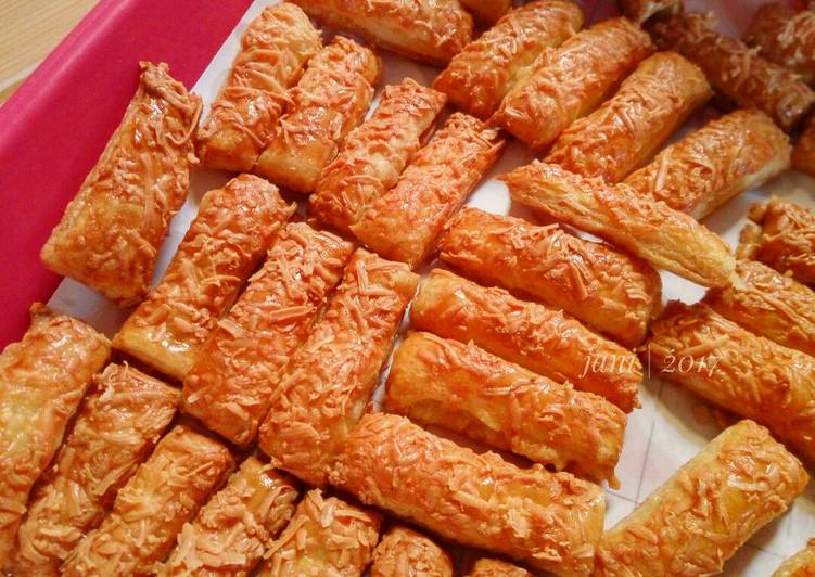 Resep Cheese stick puff pastry