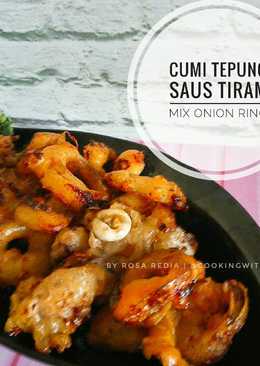 Cumi Mix Onion Ring Saus Tiram