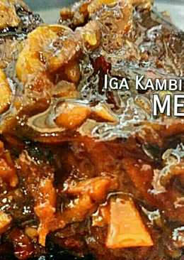 Iga Kambing Bakar Mercon (Teflon)