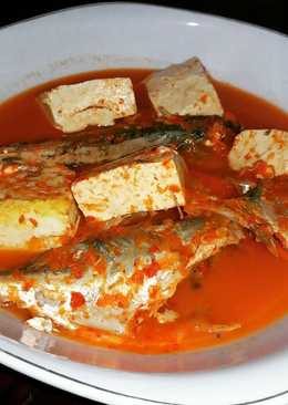 Asam padeh ikan kembung tahu