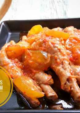 Asam pedas ceker ayam #ketopad