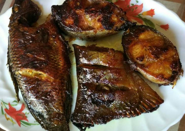 gambar untuk cara membuat Ikan Nila & Patin Bakar