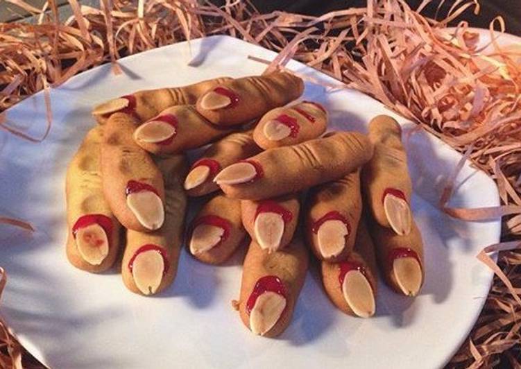 gambar untuk resep Finger Zombie Cookies