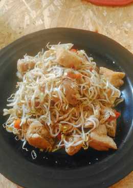 Tumis taoge tahu mudah dan praktis