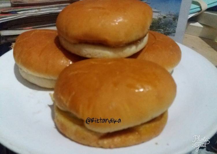 gambar untuk resep Cheesy Beef Scramble Burger