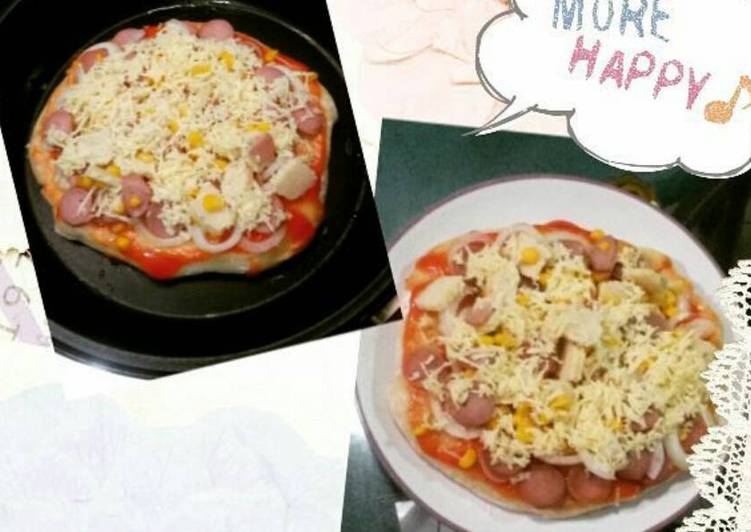 gambar untuk cara membuat Pizza Teflon ala Momo