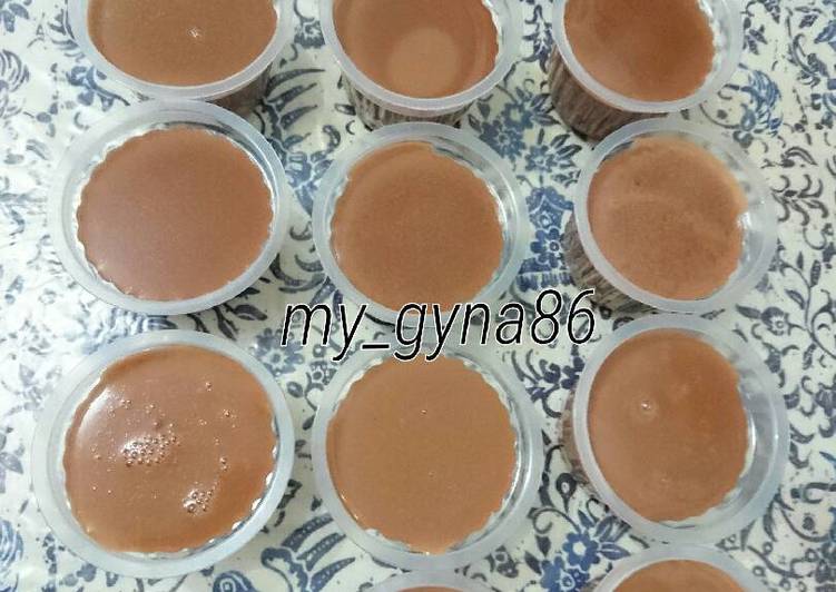 resep Silky Pudding Choco