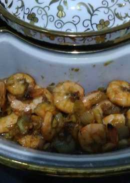 Tumis udang kecap