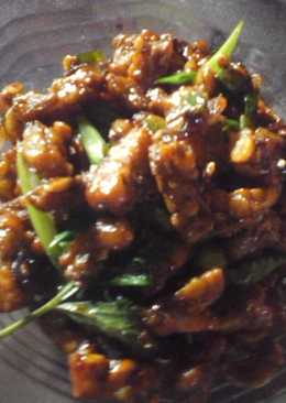 Tempe orak arik pedas