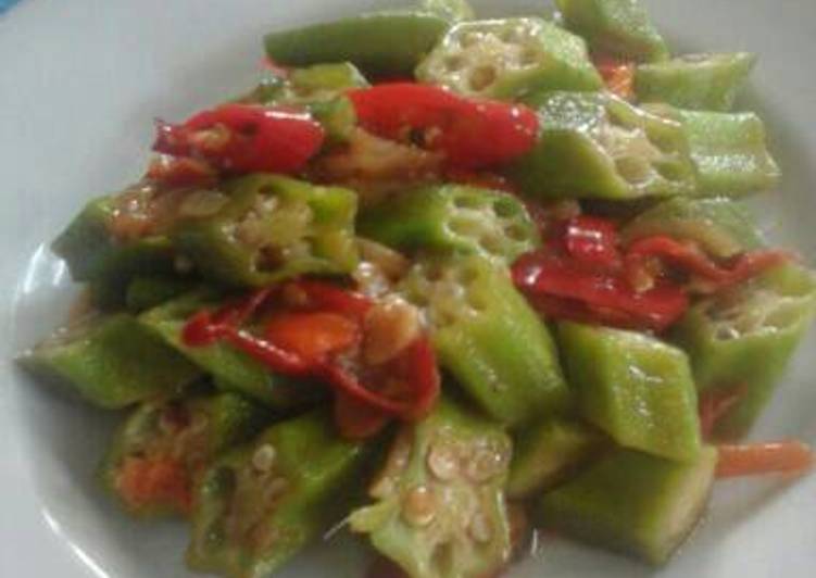 gambar untuk resep Tumis Okra saus tiram