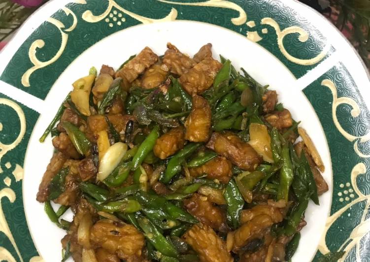  Resep  Tempe  Kacang Panjang Cabe  Ijo  Yahud oleh Cicilia 