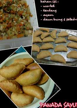 Panada isi sayur + ayam "mudah dan simple"