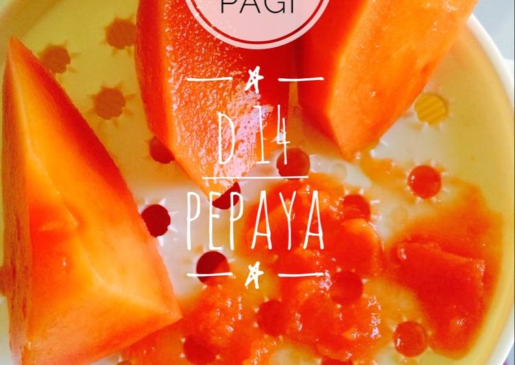 resep Mpasi Pure Pepaya