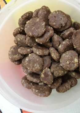 Cookies oat coklat (mpasi 11 bulan) no mixer, no oven