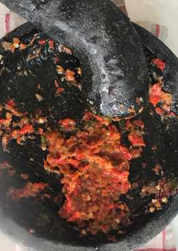 Sambal Pedas Ayam Bakar tanpa terasi udang ð