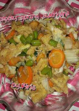 Capcai goreng sederhana