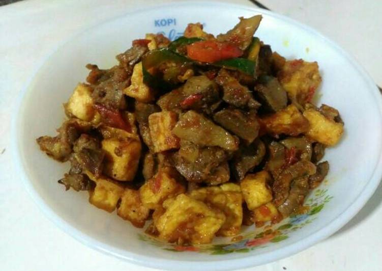 resep makanan Sambel goreng ati,ampela n tahu