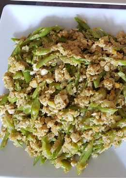 Buncis cah telur asin