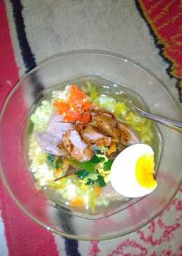 Soto ayam+baso bening segerrr