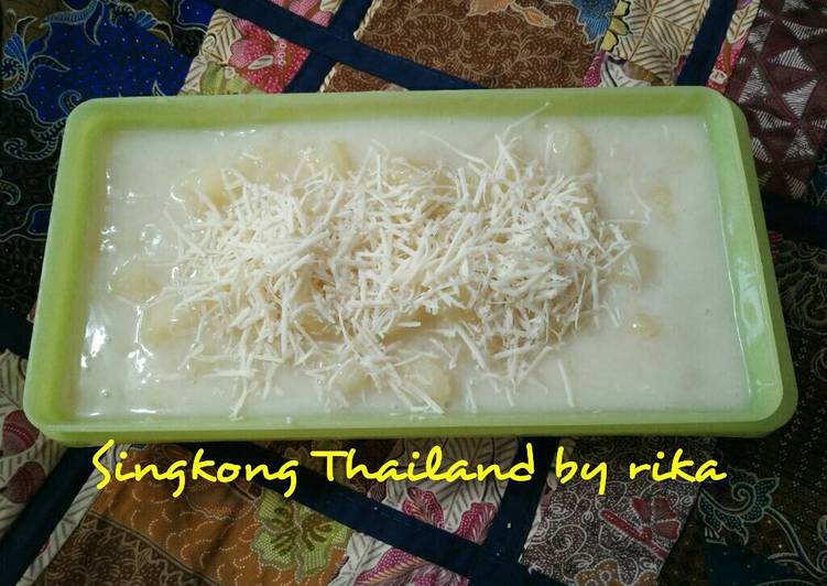 resep lengkap untuk Singkong Thailand