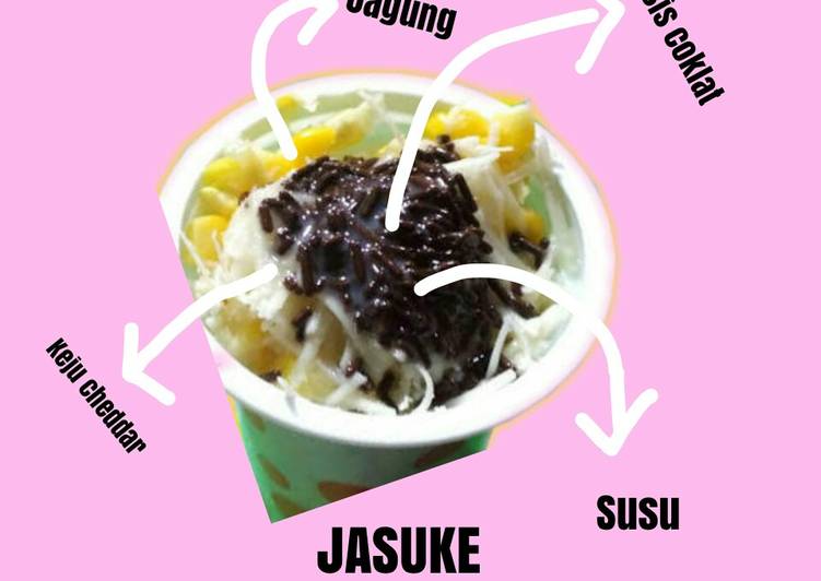 resep lengkap untuk JASUKE (Jagung Susu Keju)