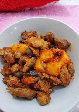 Sambel goreng kentang ati ampela