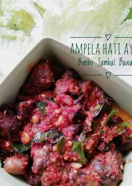 Ampela Hati Ayam Bumbu Sambal Bawang