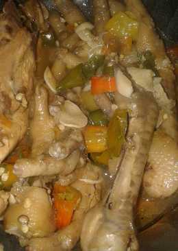Cakar ayam oseng lombok ijo