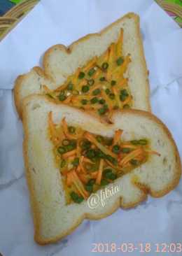 Roti panggang isi telur #BikinRamadanBerkesan