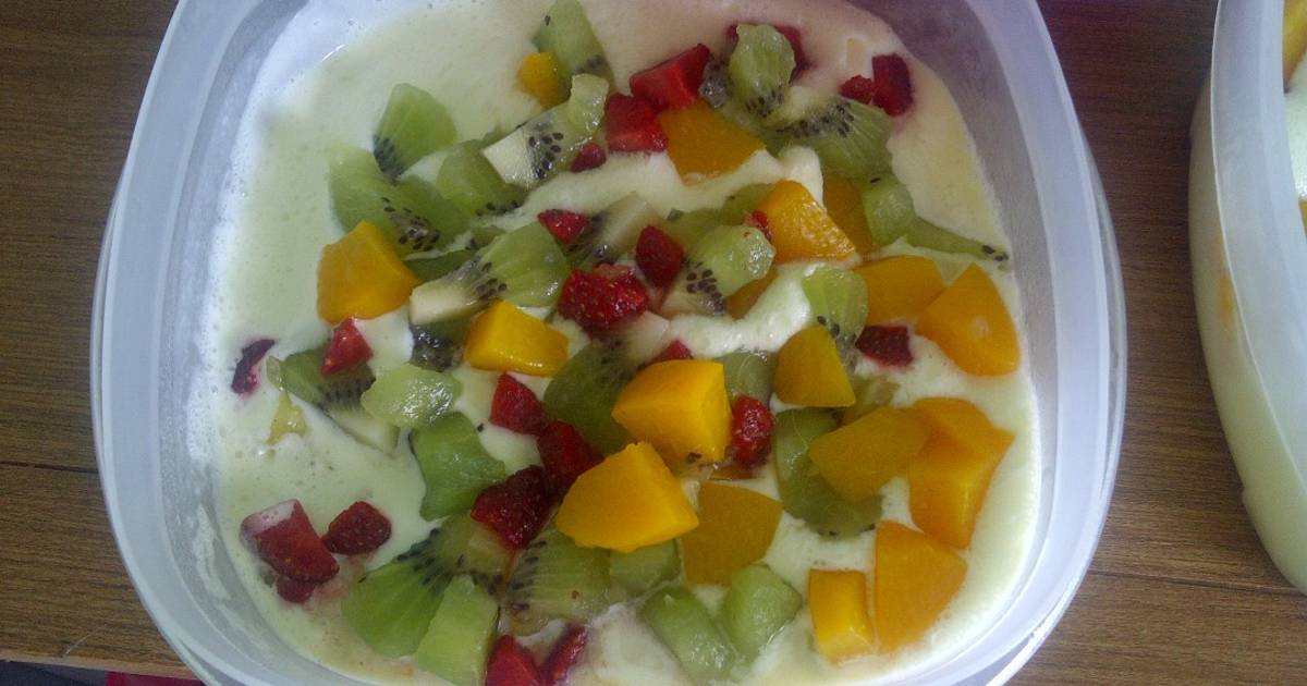 Resep Creme Fruit Dessert