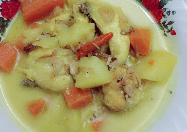 gambar untuk resep Kari ayam mix vege