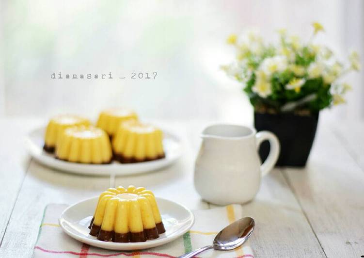 gambar untuk resep Puding Labu Kuning Coklat