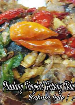 Pindang TONGKOL Goreng Telur Tumis Cabe