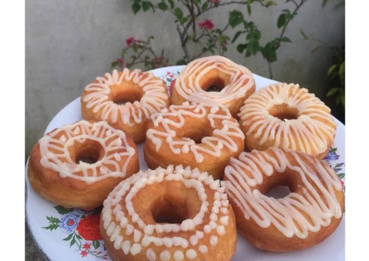 Donat Lembut Topping Cream Cheese