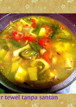 Sayur tewel/nangka muda tanpa santan