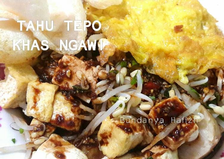 resep lengkap untuk Tahu tepo khas ngawi