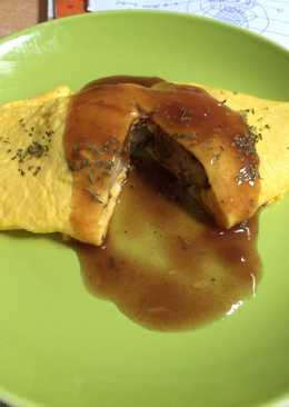 Burger ommelette (Omubaga)