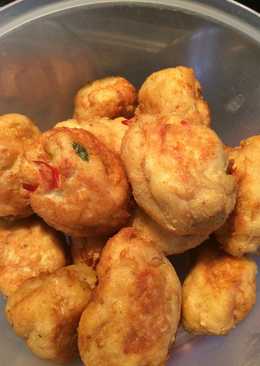 Bola tahu ayam jamur