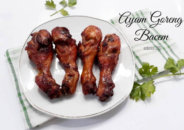 Resep Ayam Goreng Bacem Karya ochirosi