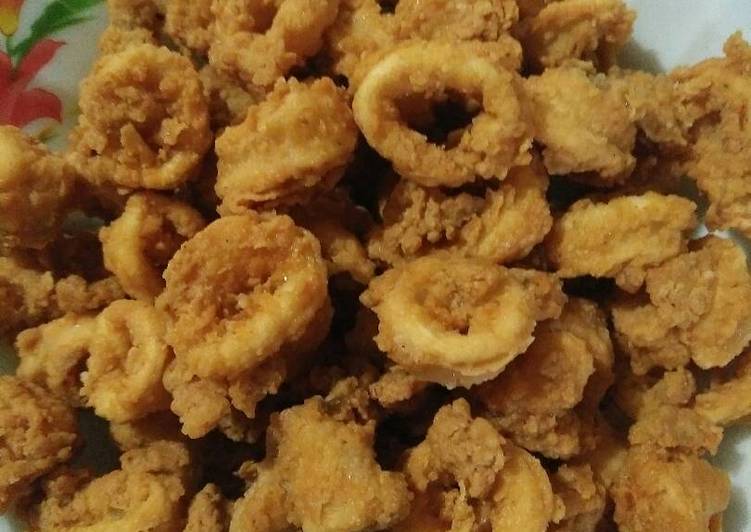 resep lengkap untuk Cumi Crispy