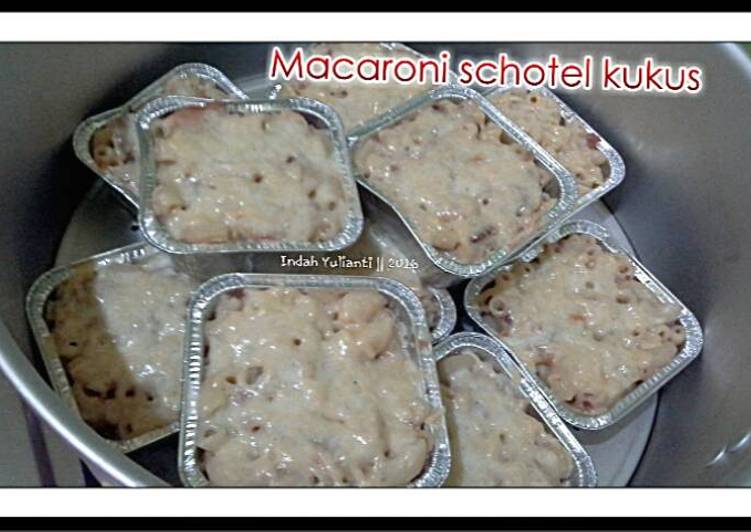 resep lengkap untuk Macaroni schotel kukus licious