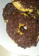 Donat kentang seres coklat