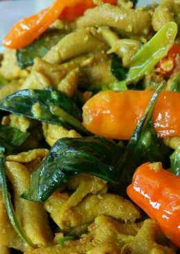 Usus Ayam Bumbu Kuning