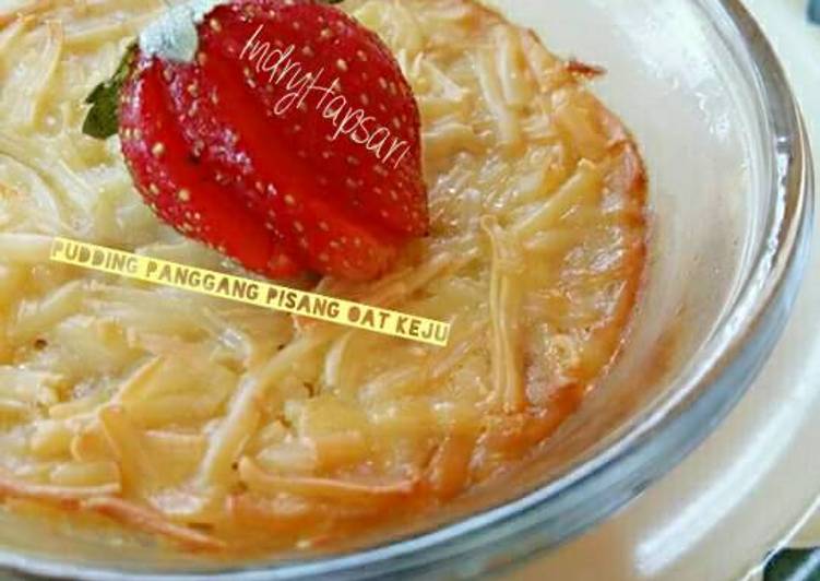 gambar untuk resep Pudding Panggang Pisang Oat Keju