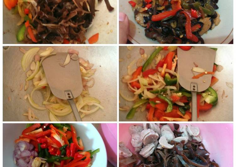gambar untuk resep makanan Tumis Jamur Kuping