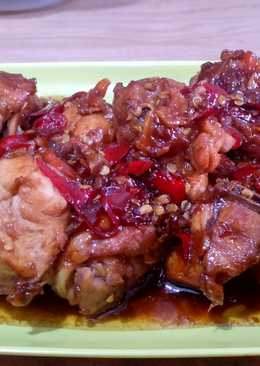 Ayam kecap saos tiram