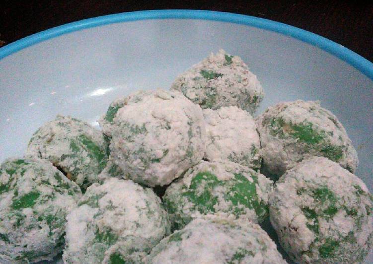 resep Mochi pandan isi coklat