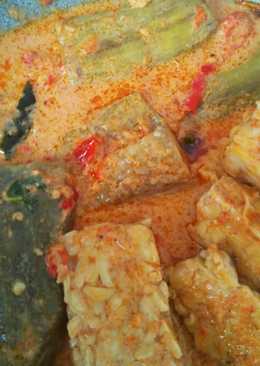 Pecak / Pecel Terong dan Tempe