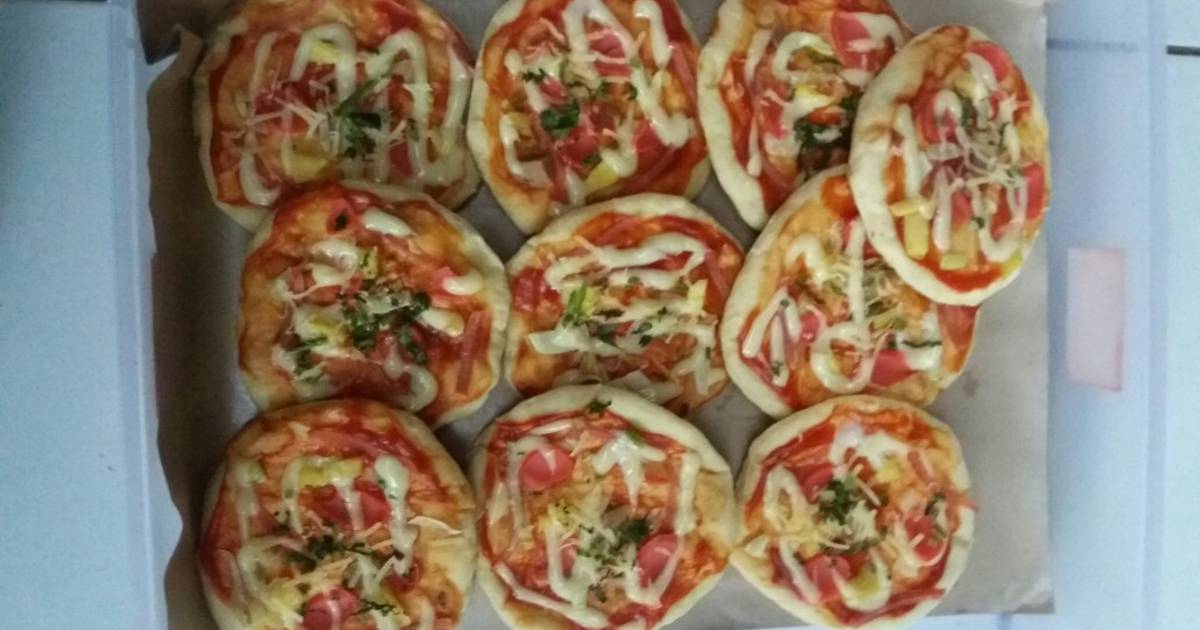 105 resep  pizza  mini  teflon  enak dan  sederhana Cookpad