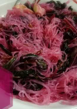 Tumis Bayam Merah & Soun